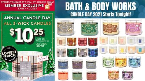 bath and body works candle sale 2021